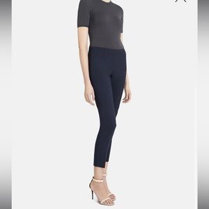 THEORY women’s pant in Sevona stretch wool (charcoal grey)